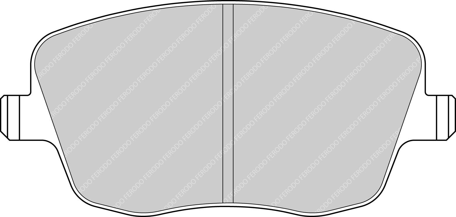 Ferodo Brake Pad Set FDS1419 DS Performance