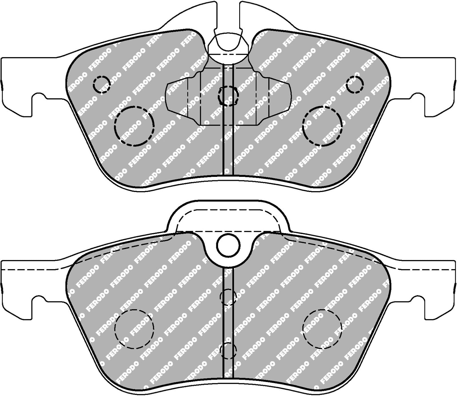 Ferodo Brake Pad Set FDS1499 DS Performance