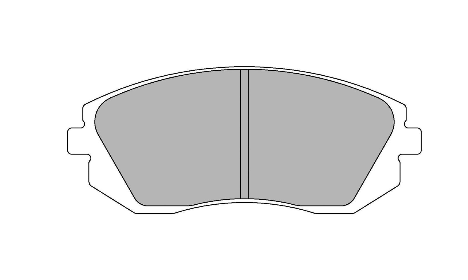 Ferodo Brake Pad Set FDS1639 DS Performance