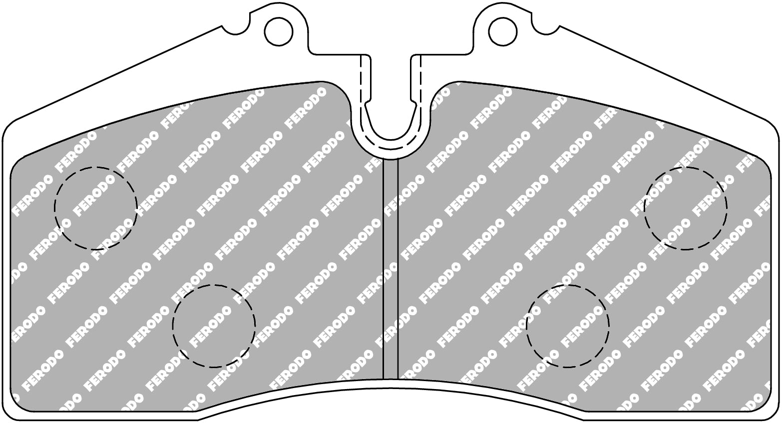 Ferodo Brake Pad Set FDS560 DS Performance