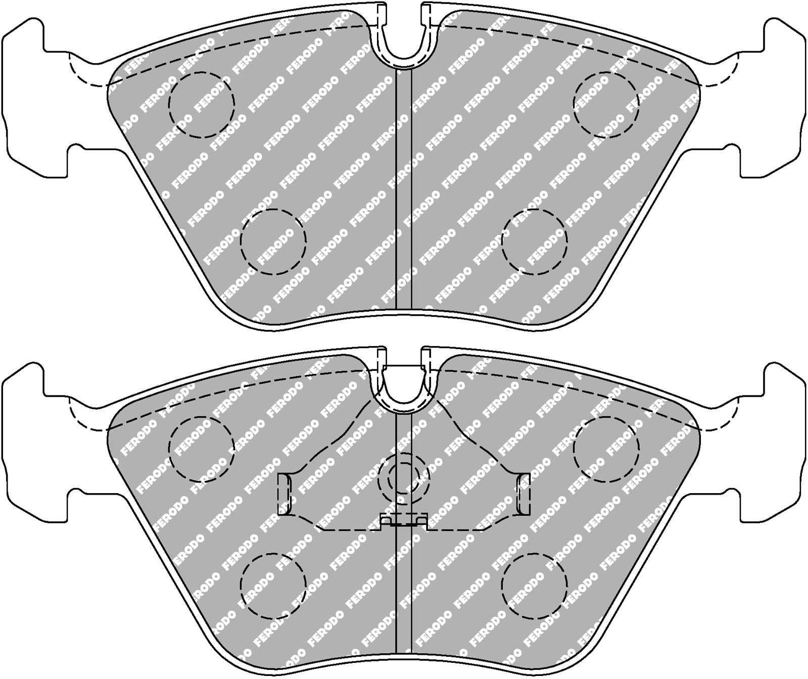 Ferodo Brake Pad Set FDS779 DS Performance