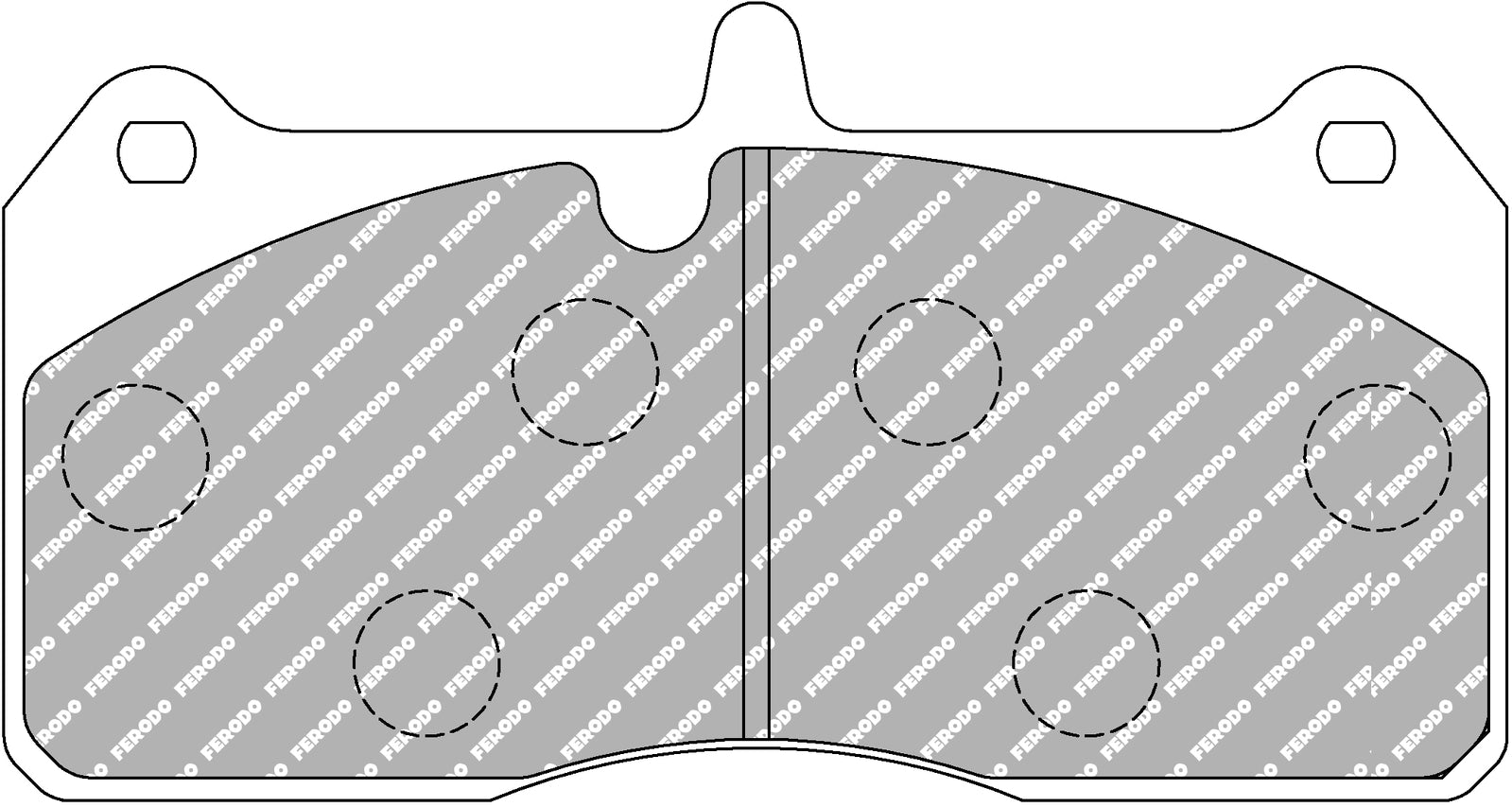 Ferodo Brake Pad Set FRP3136H DS2500