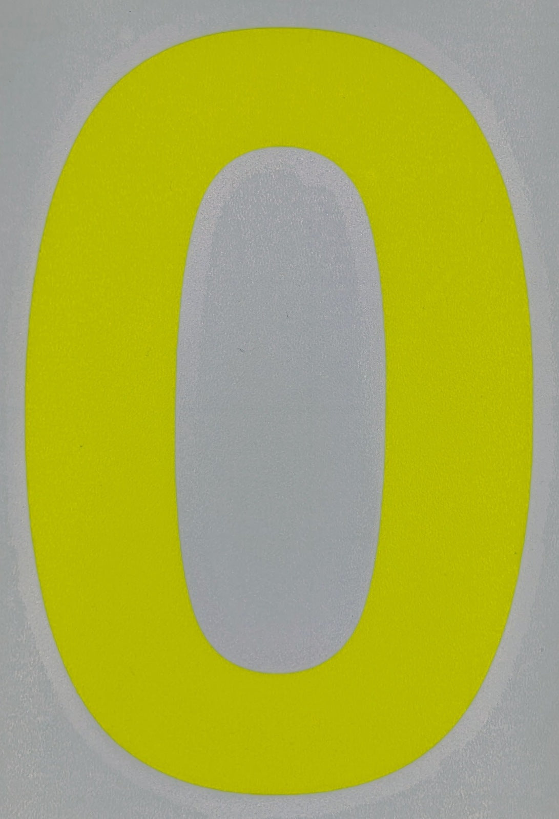Motorsport Australia Fluro Window Number Stickers