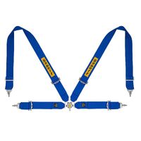 Sabelt 4-Point Steel Series Harness – 3" Shoulder / Lap Belts - BLUE