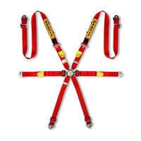 Sabelt 6-Point Alloy Silver Enduro Harness – 2" Shoulder / Lap Belts (Pull-Down)