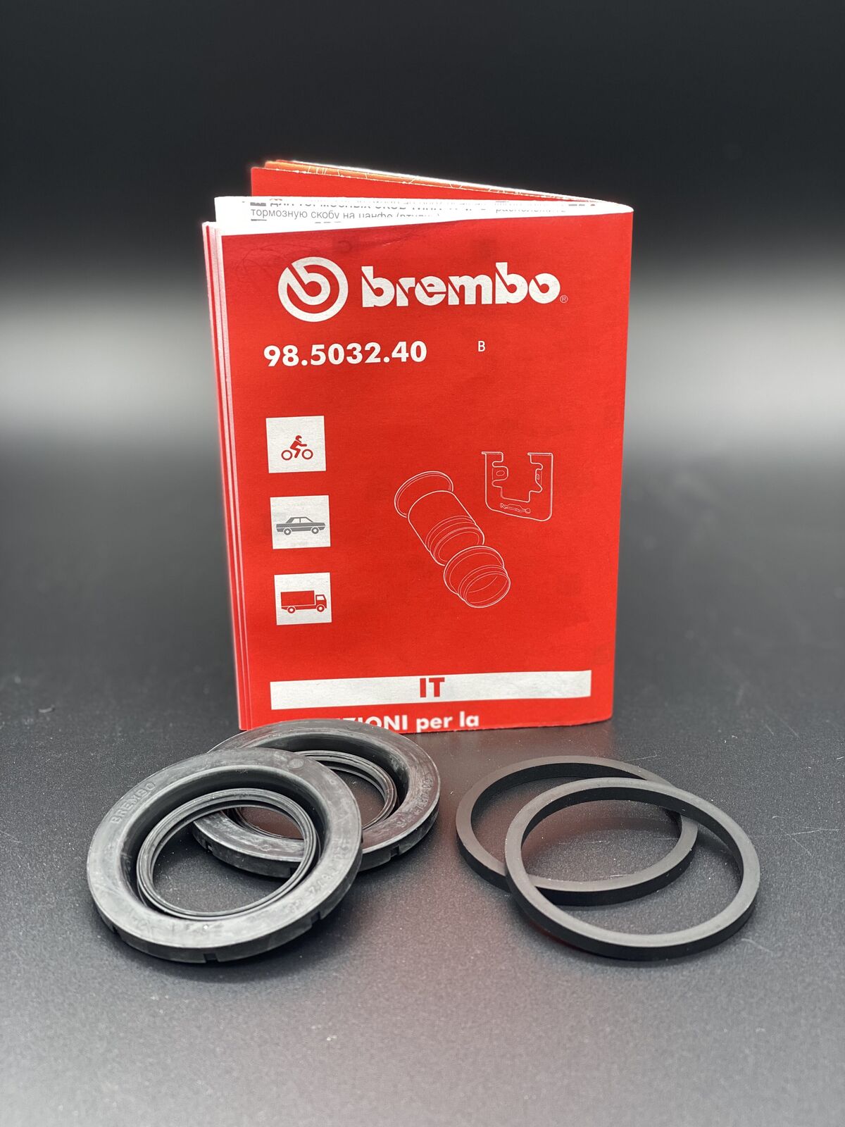 Brembo Rear 2 Piston Rear Caliper Seal Kit EVO 5/6/7/8/9/10
