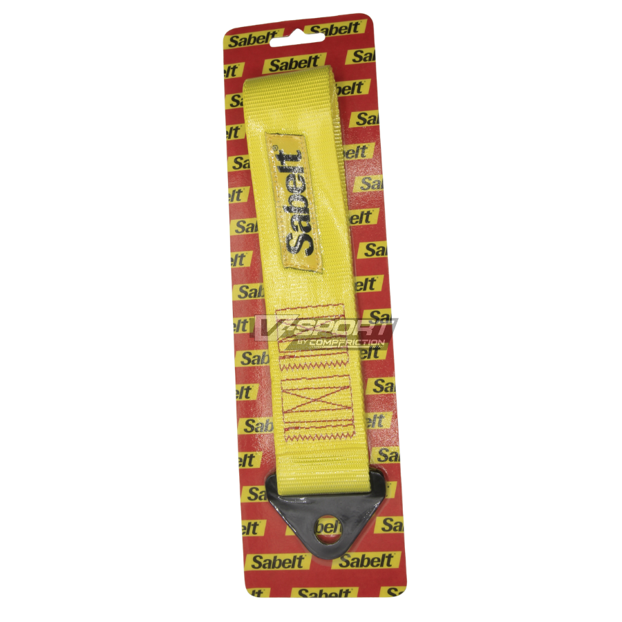 Sabelt Tow Strap 2.9T Load Rating – Yellow
