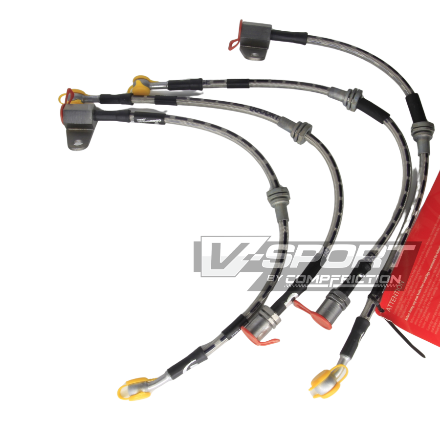 Goodridge Braided Brake Line Kit – Honda Integra DC5 Type R (2001-2006) Front and Rear