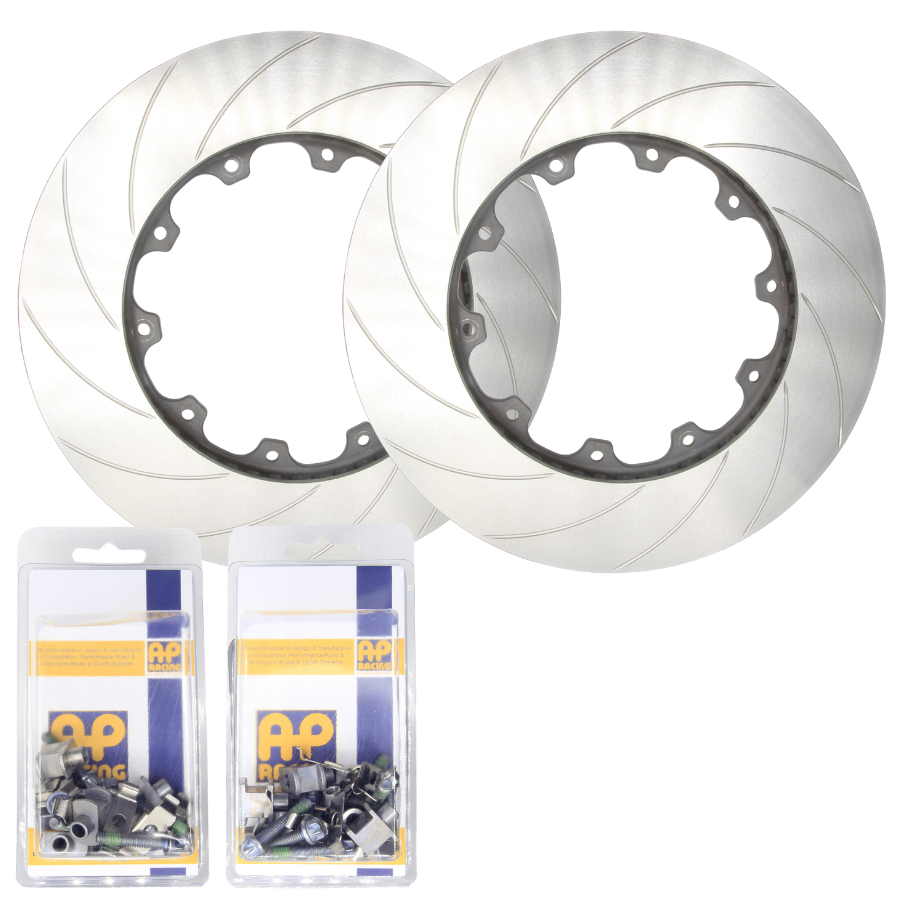AP Racing R35 GT-R 2008-11 Front replacement discs (Curved Groove)