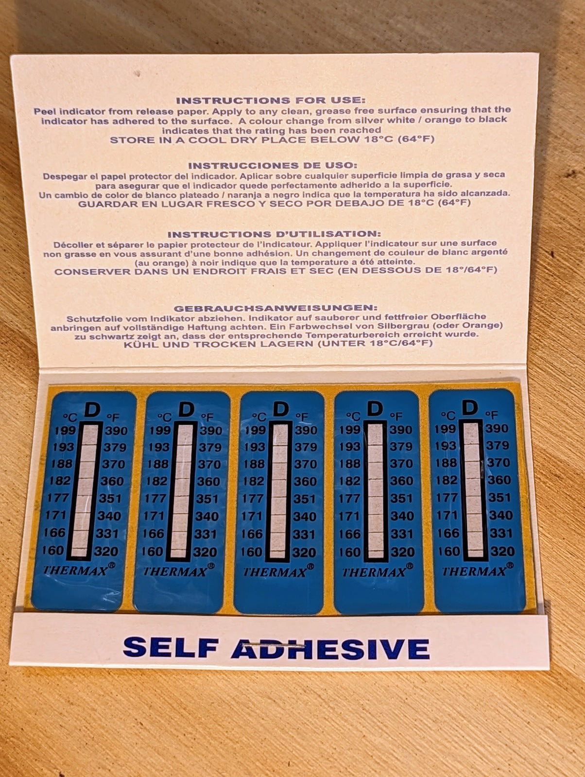AP Racing Temp Strip Stickers
