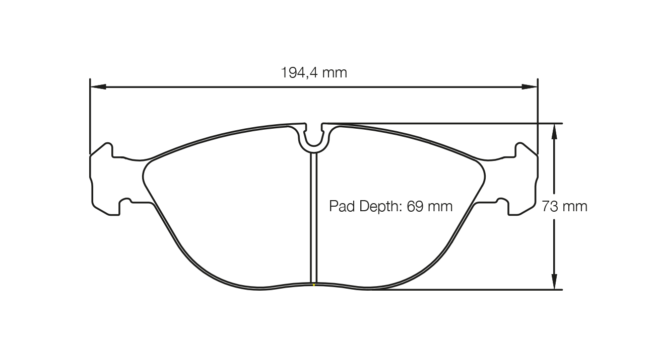 Pagid Brake Pad Set E2830 RSL29