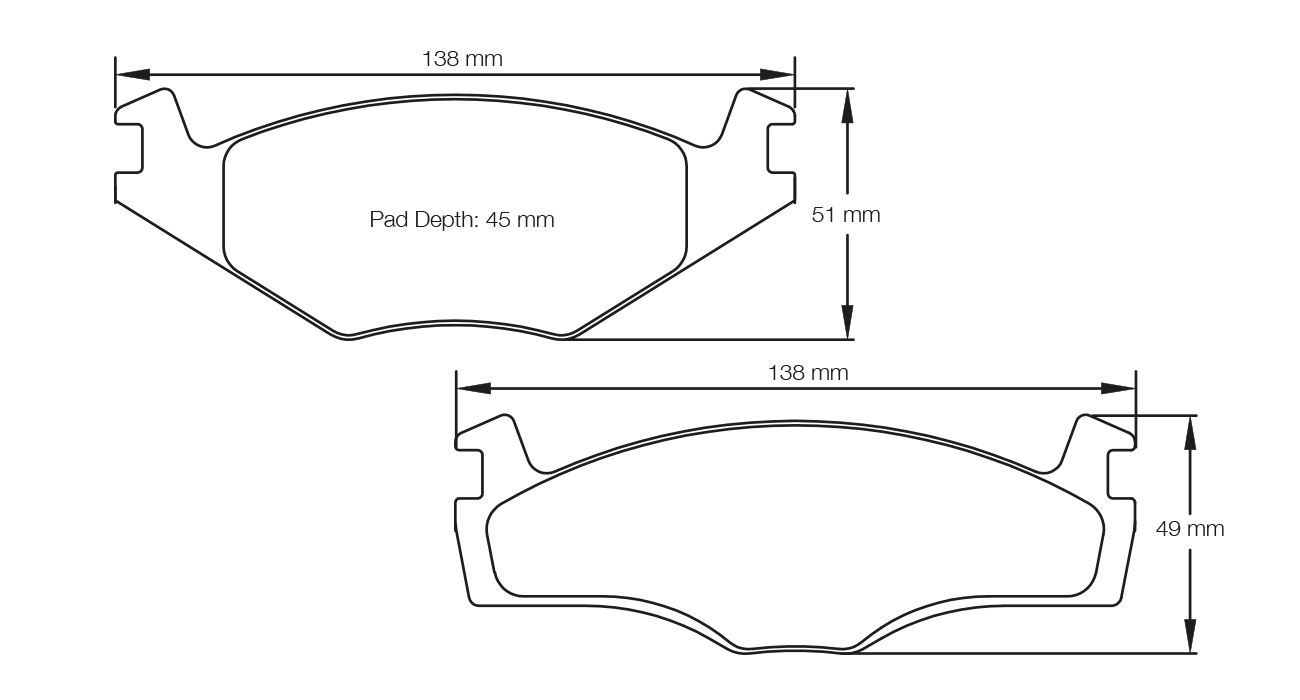 Pagid Brake Pad Set E4011 RSL19