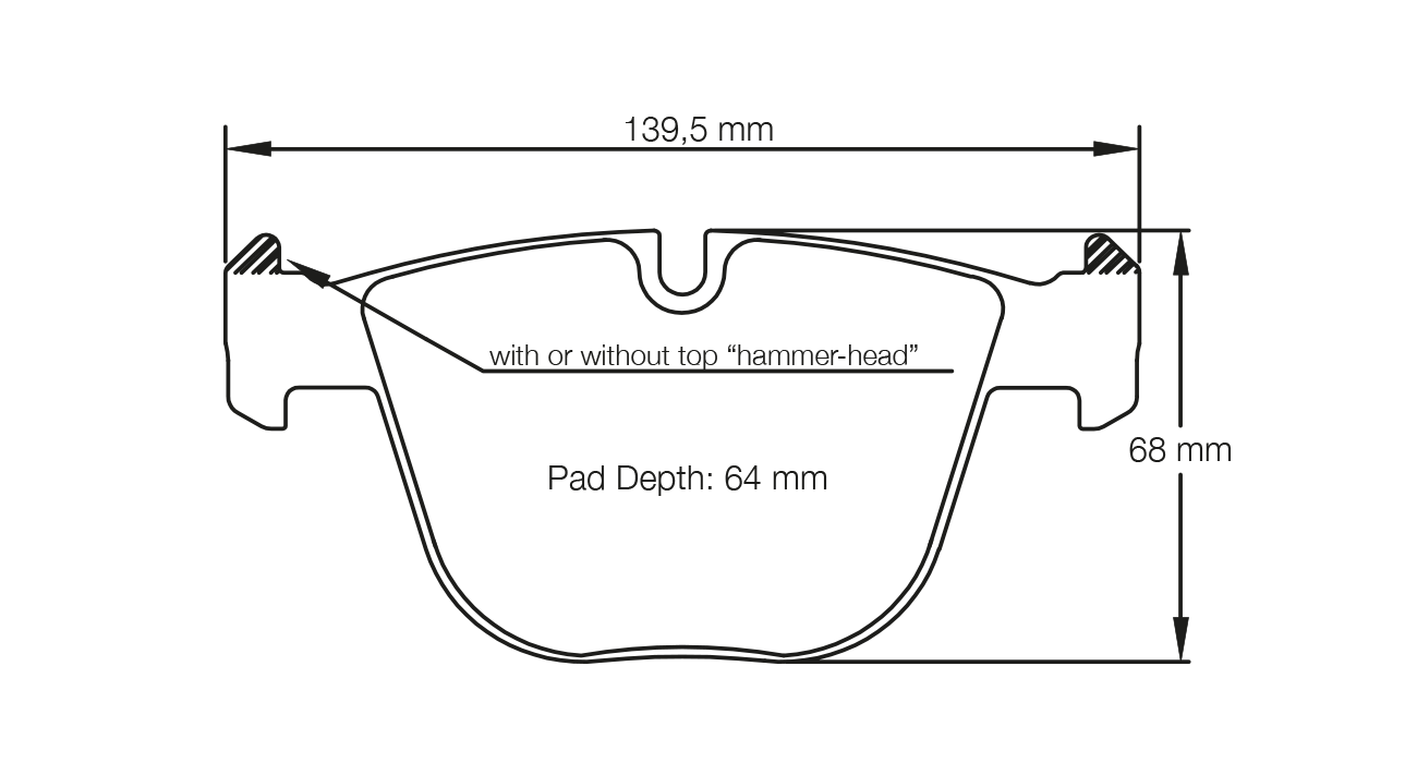 Pagid Brake Pad Set E8021 RSL19