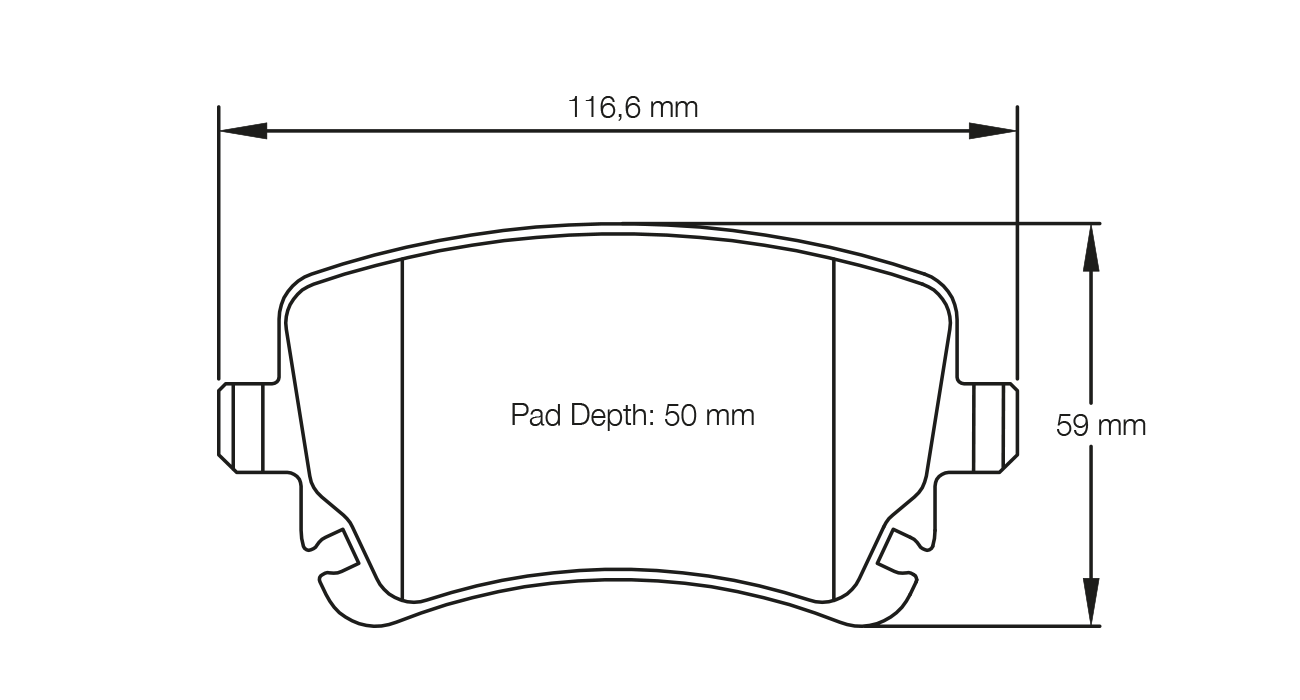 Pagid Brake Pad Set E8039 RSL19