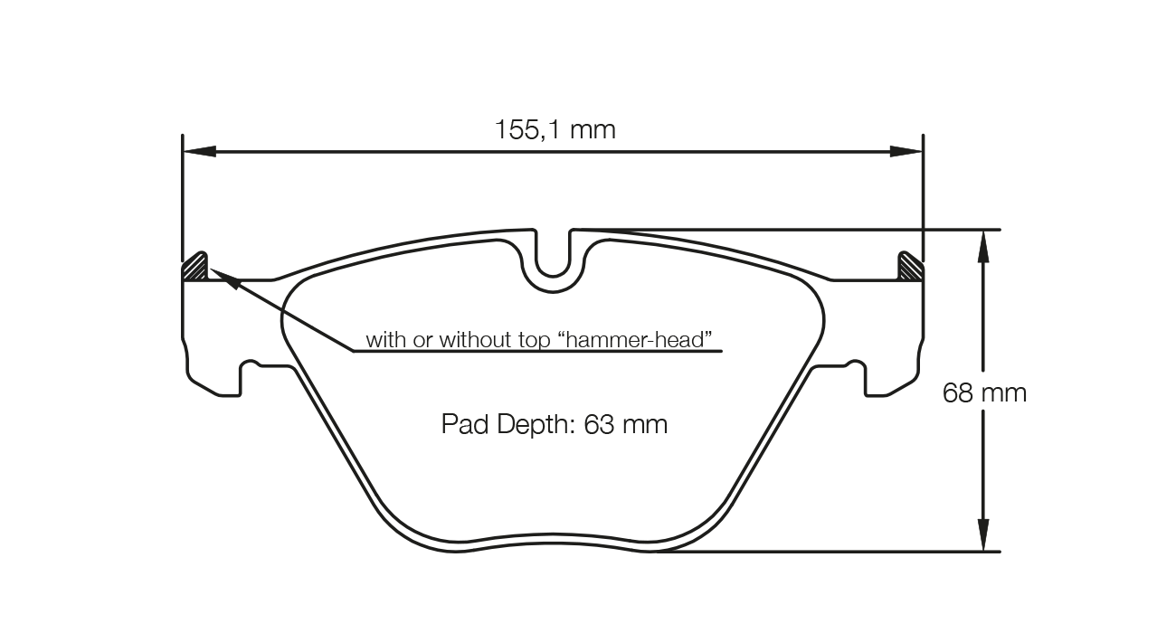 Pagid Brake Pad Set E8053 RSL1