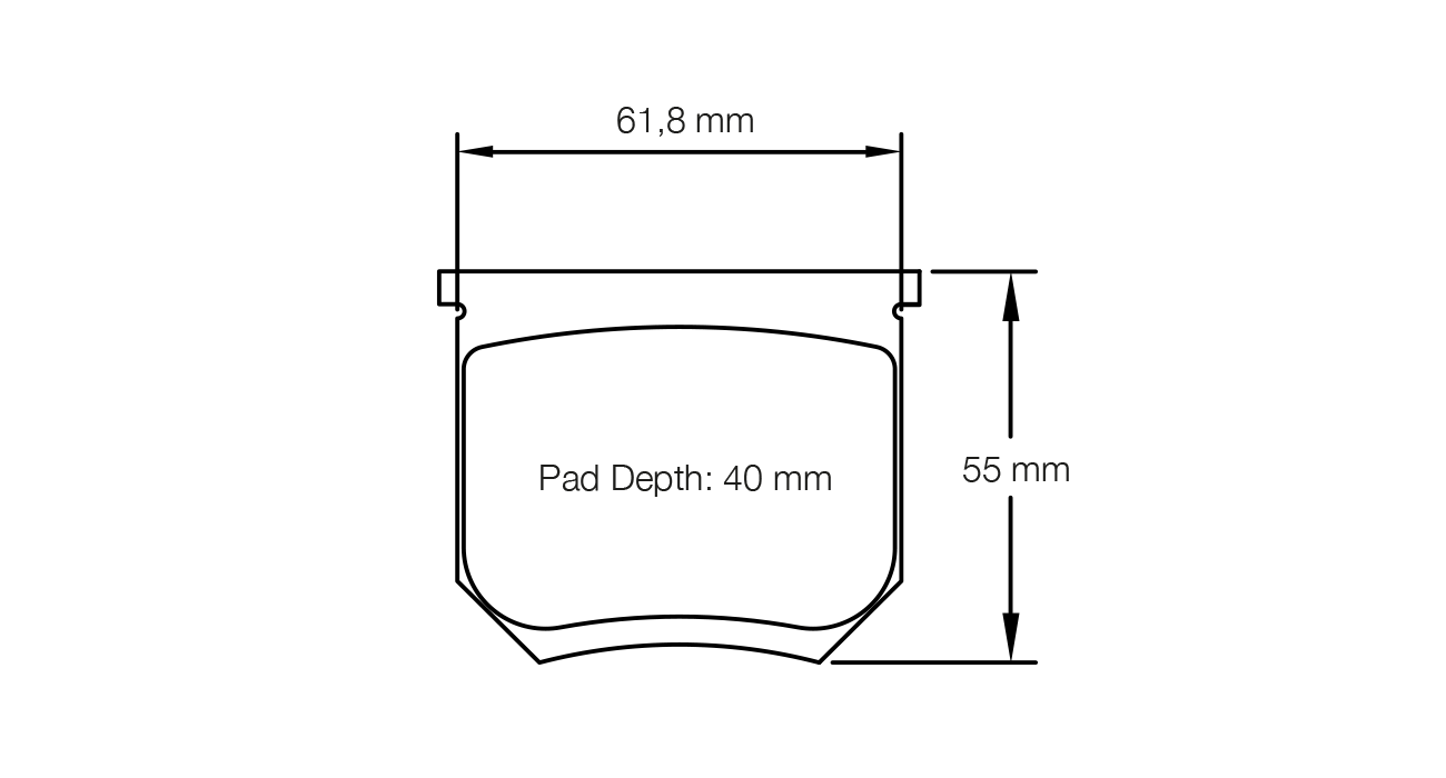 Pagid Brake Pad Set E8055 RSH42