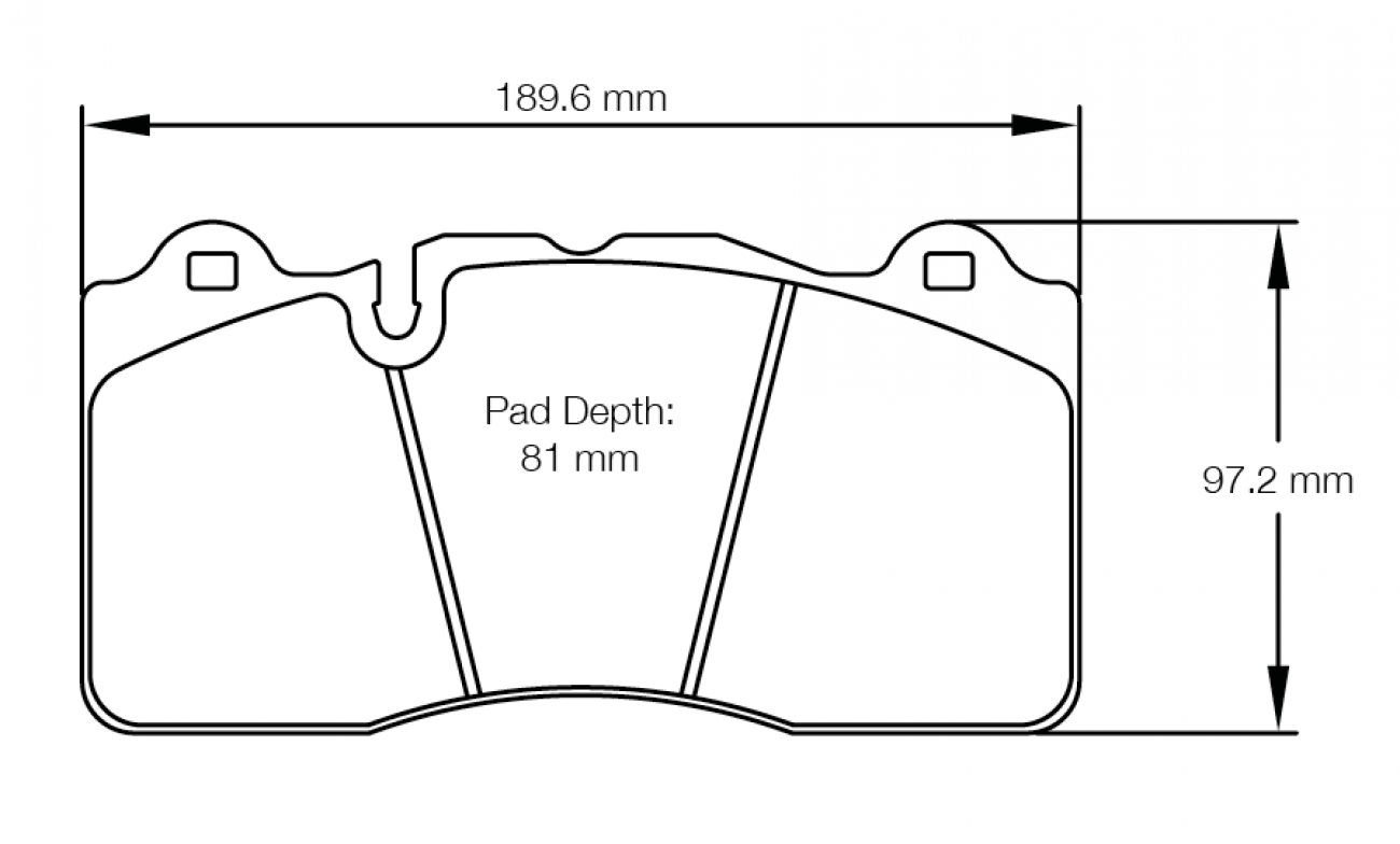 Pagid Brake Pad Set E8253 RSC1