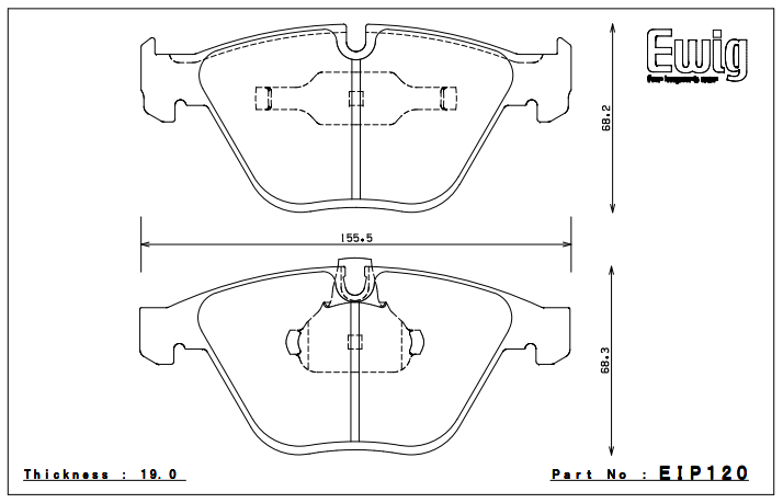 Endless Brake Pad Set EIP120 MXPL