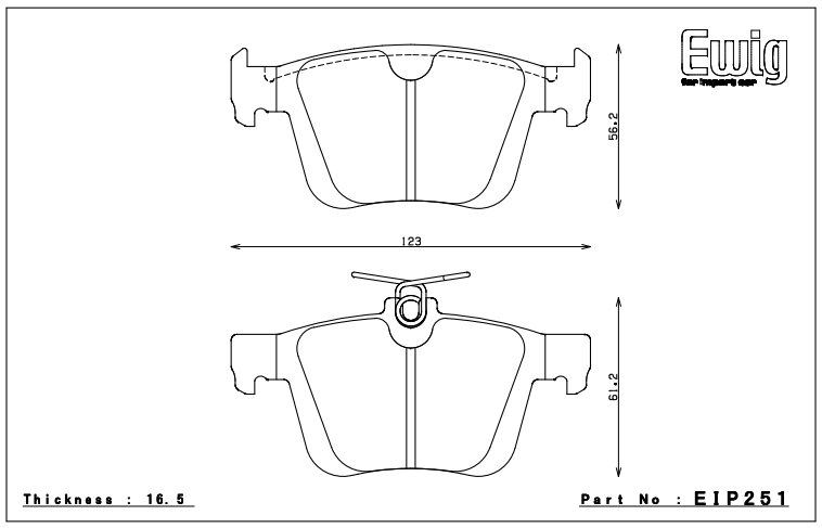 Endless Brake Pad Set EIP251 MP
