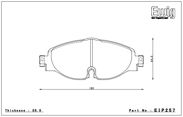 Endless Brake Pad Set EIP257 MP