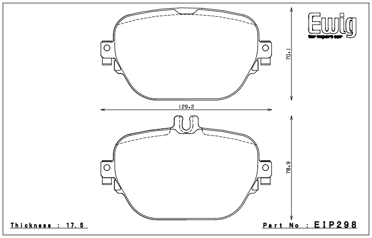 Endless Brake Pad Set EIP298 MP