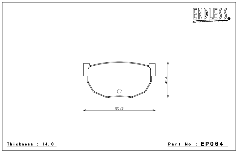 Endless Brake Pad Set EP064 MP