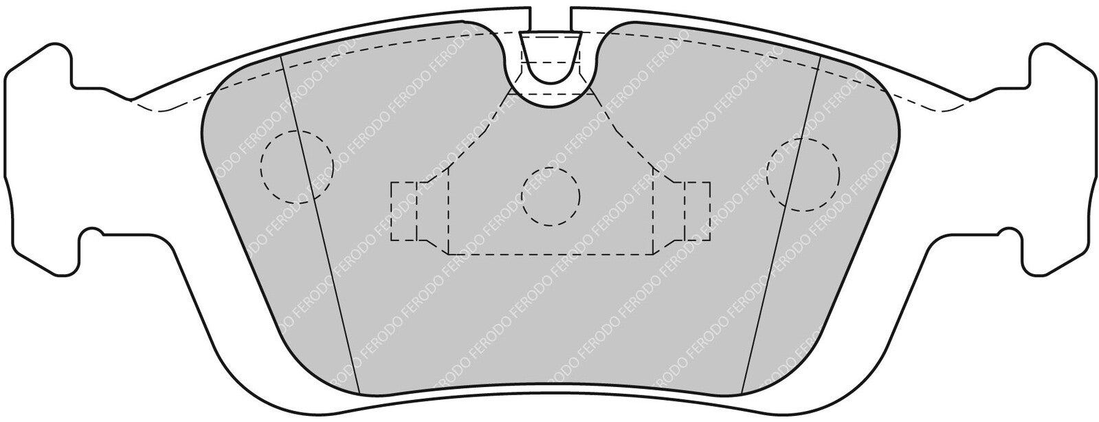 Ferodo Brake Pad Set FCP1300H DS2500