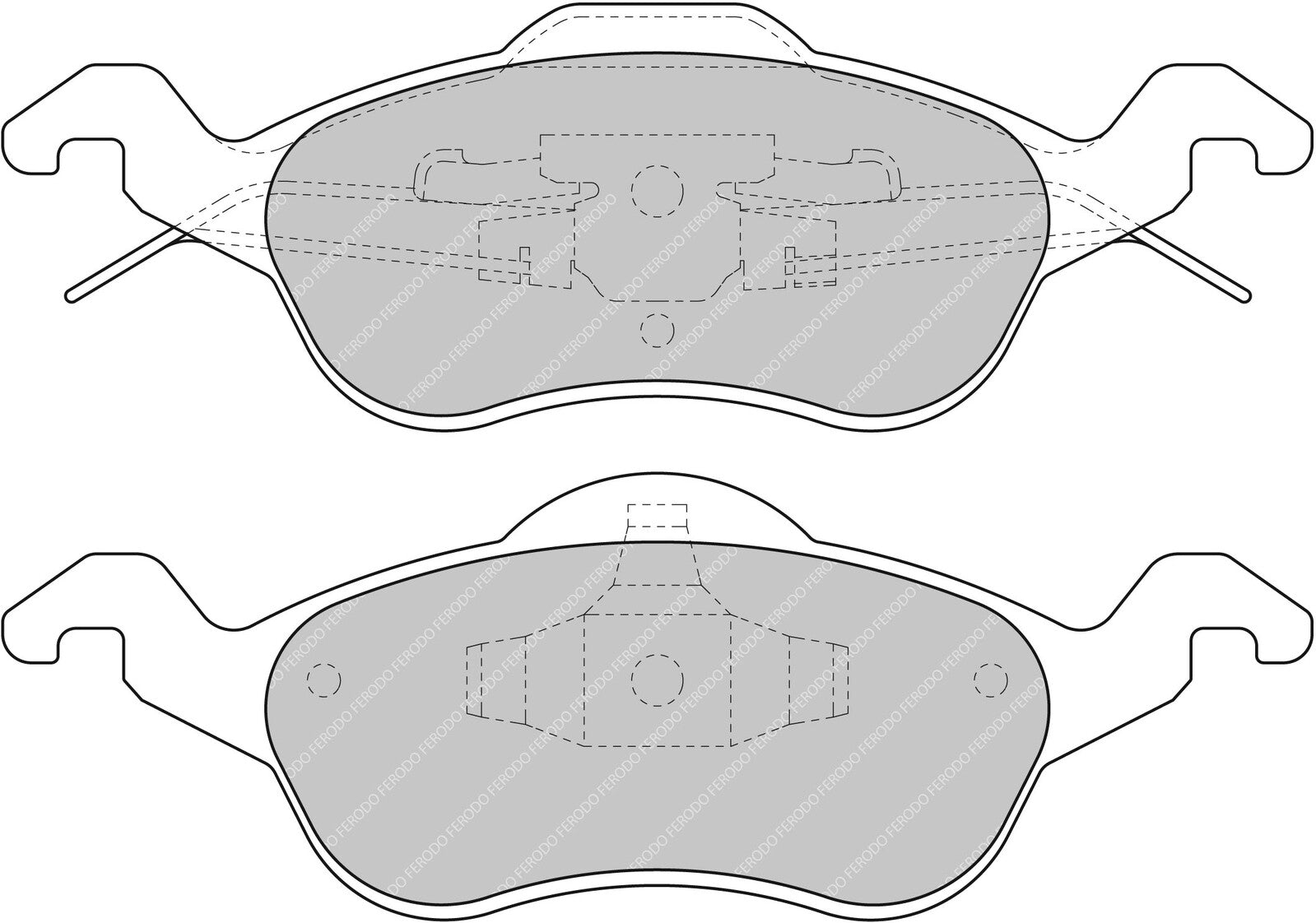 Ferodo Brake Pad Set FCP1318H DS2500