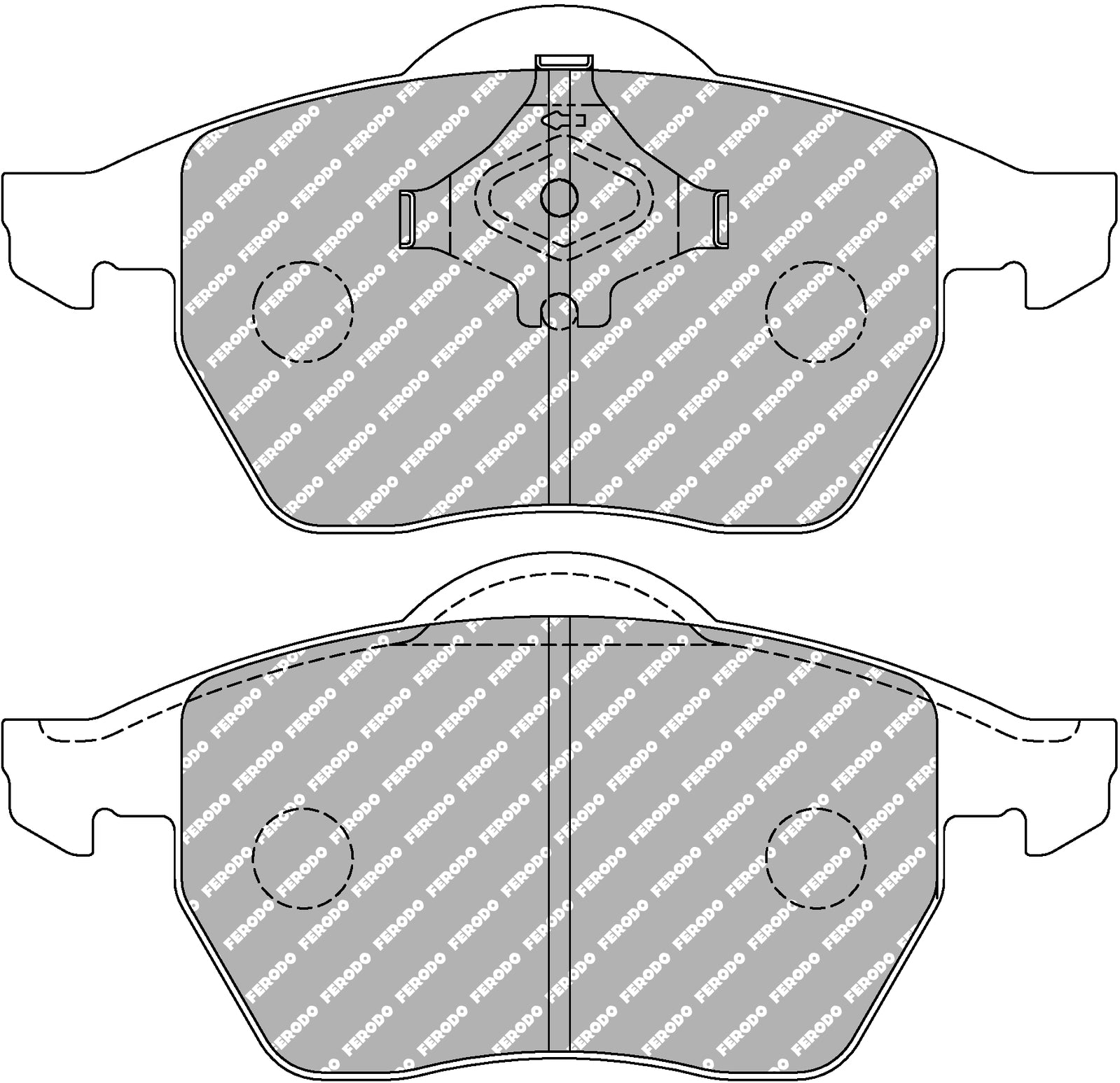 Ferodo Brake Pad Set FCP1323H DS2500