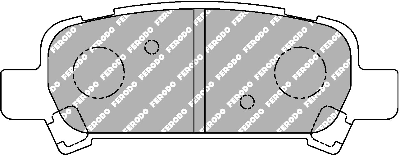 Ferodo Brake Pad Set FCP1333H DS2500