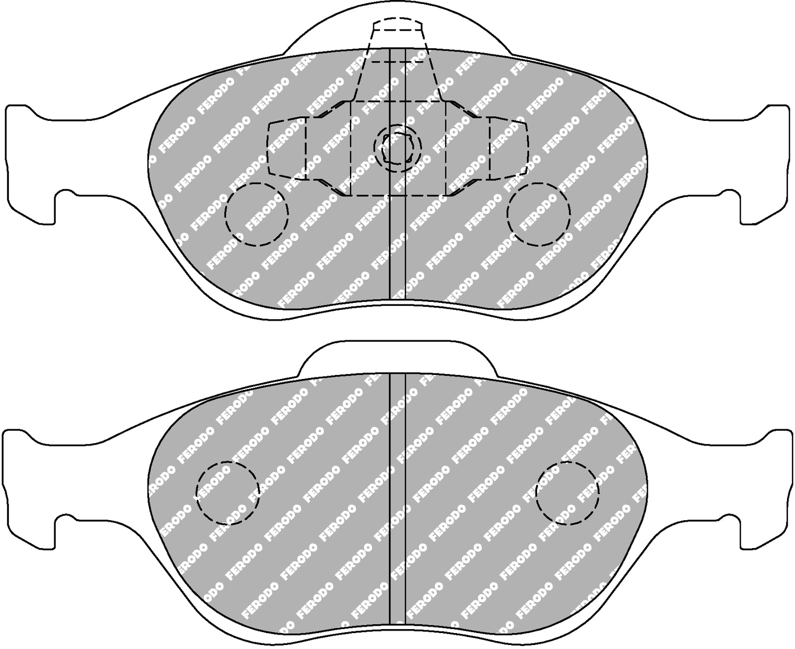 Ferodo Brake Pad Set FCP1394H DS2500
