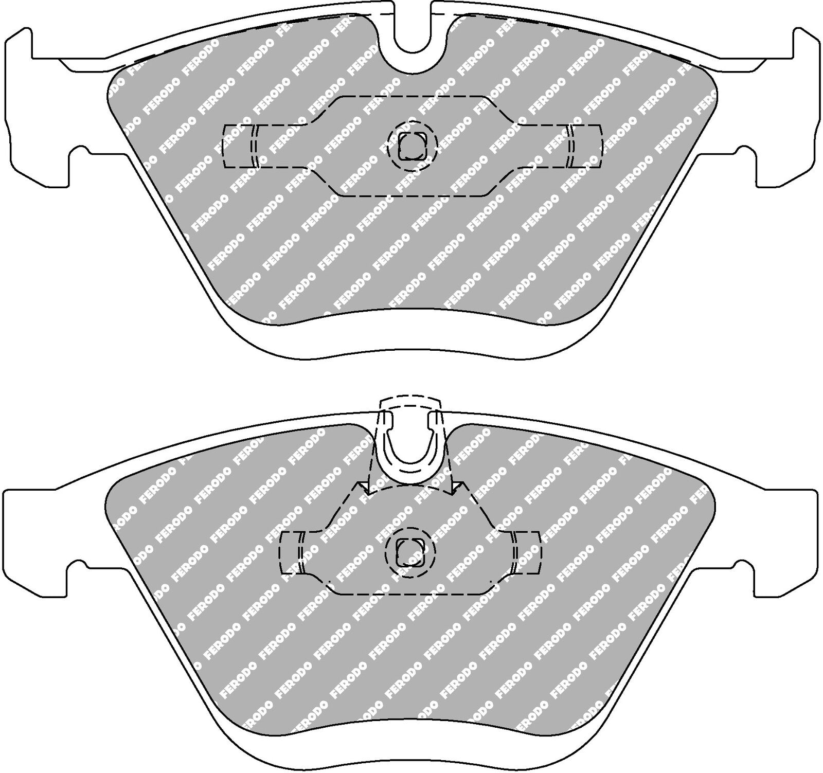 Ferodo Brake Pad Set FCP1628H DS2500