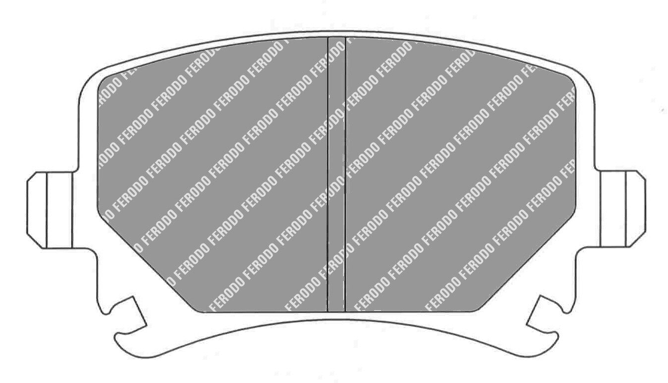Ferodo Brake Pad Set FCP1636H DS2500