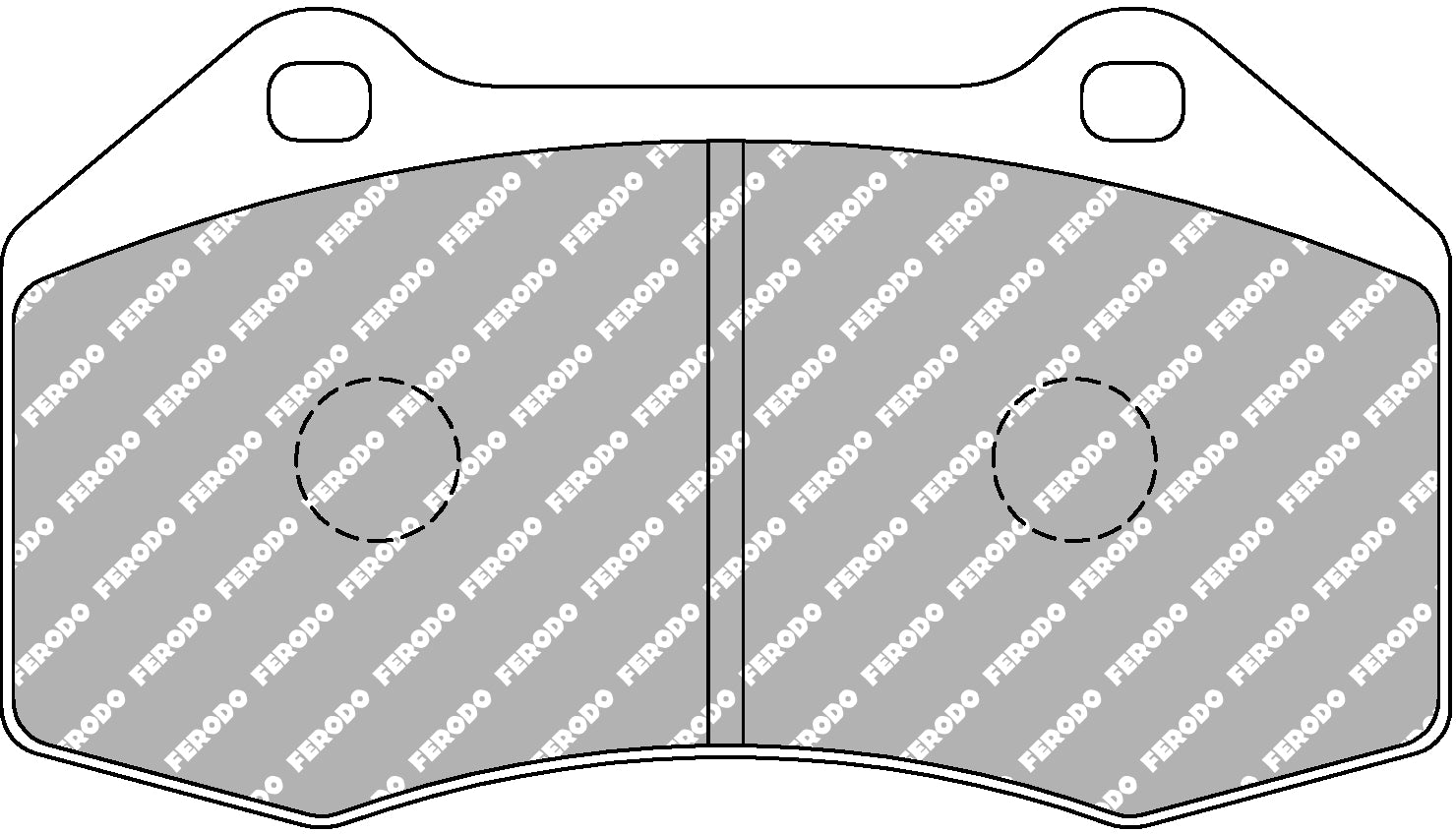 Ferodo Brake Pad Set FCP1667H DS2500