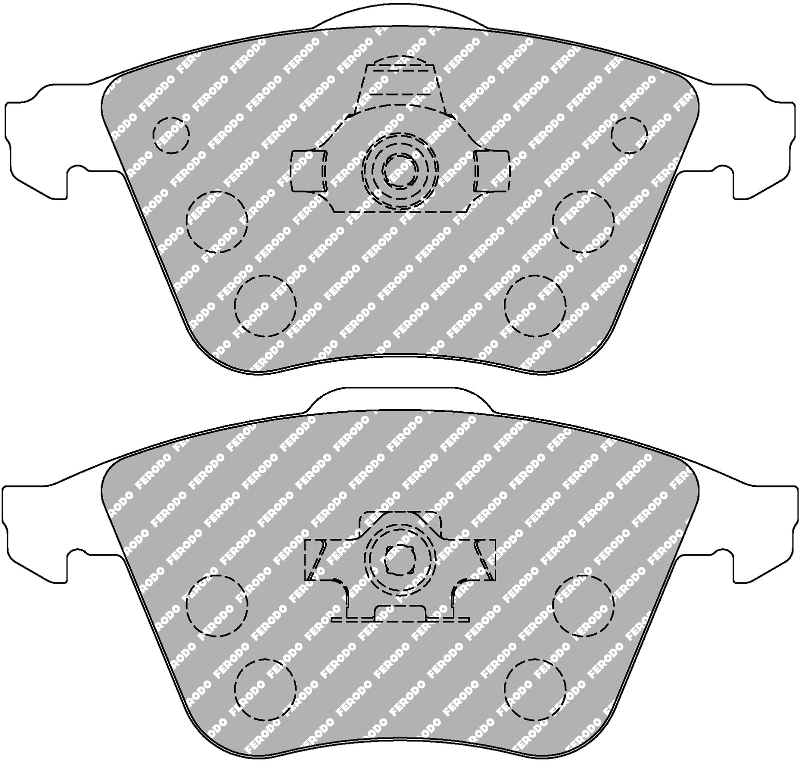 Ferodo Brake Pad Set FCP1706H DS2500