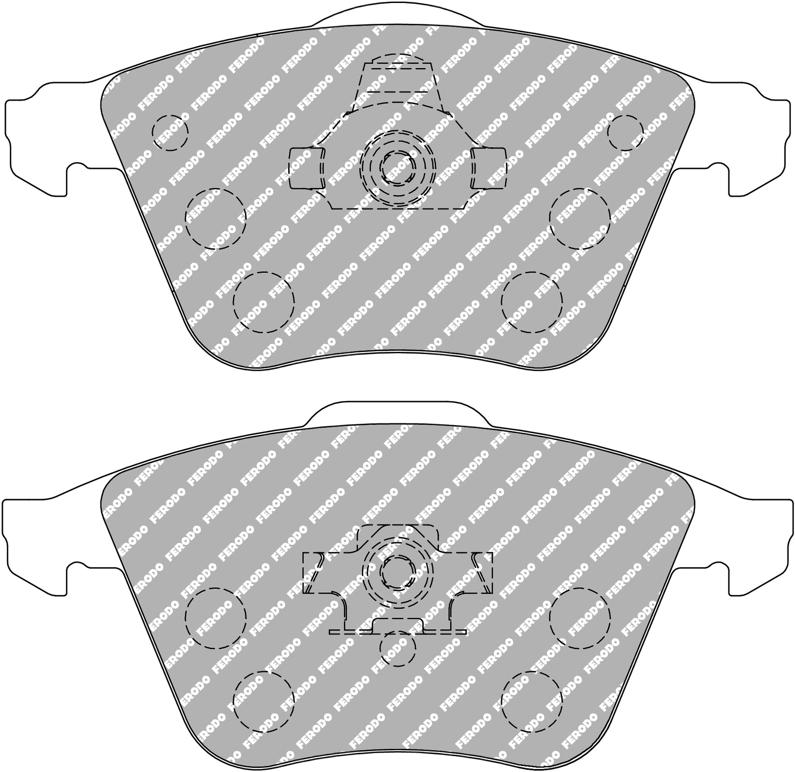 Ferodo Brake Pad Set FCP1765H DS2500