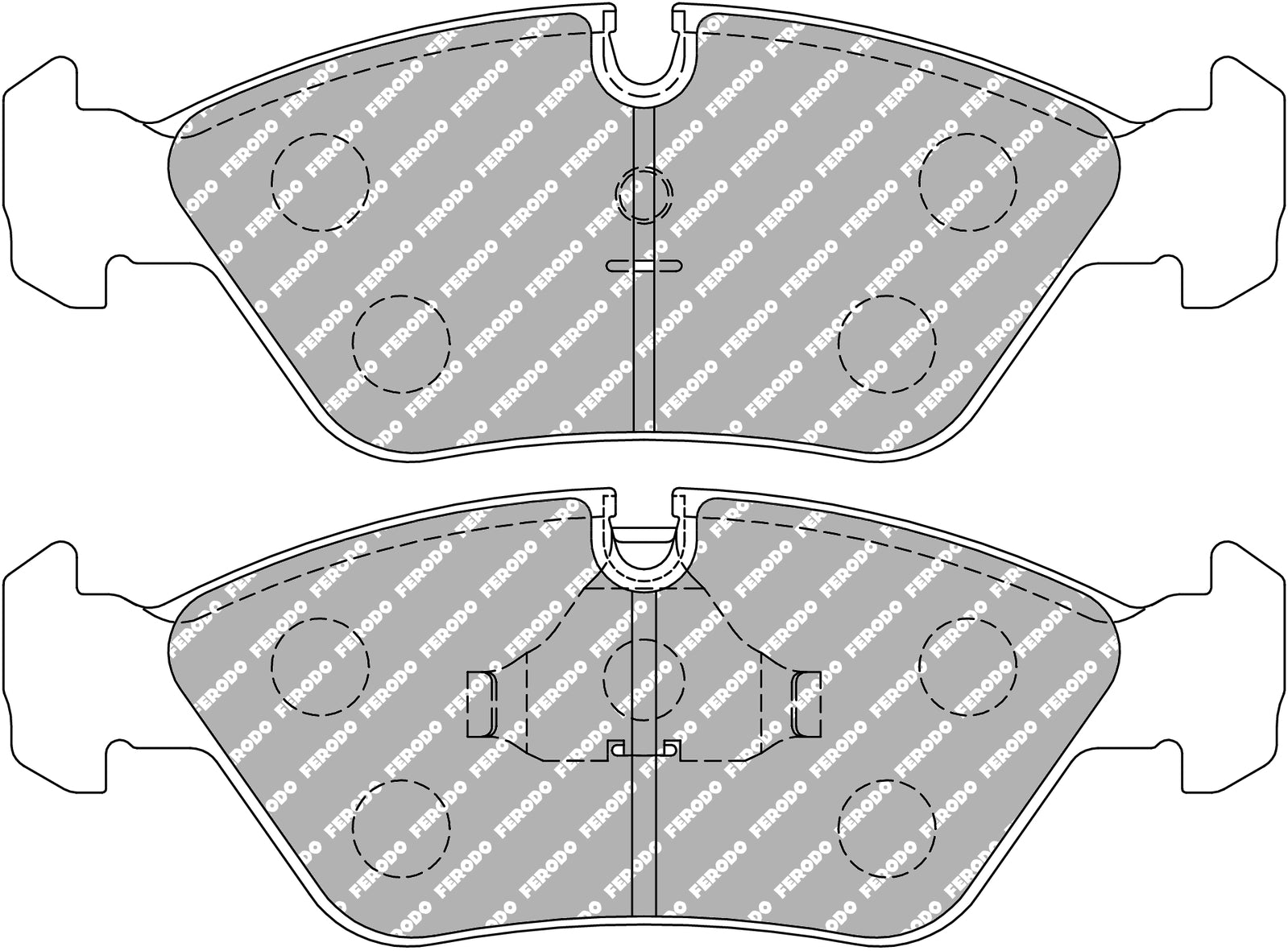 Ferodo Brake Pad Set FCP256H DS2500