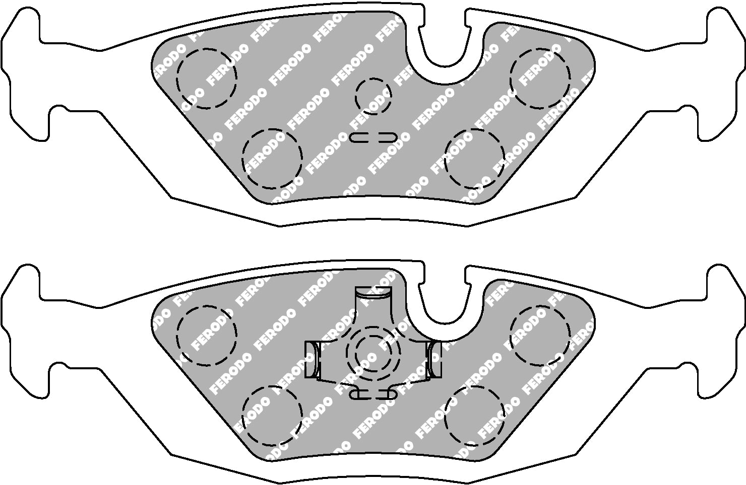 Ferodo Brake Pad Set FCP296H DS2500