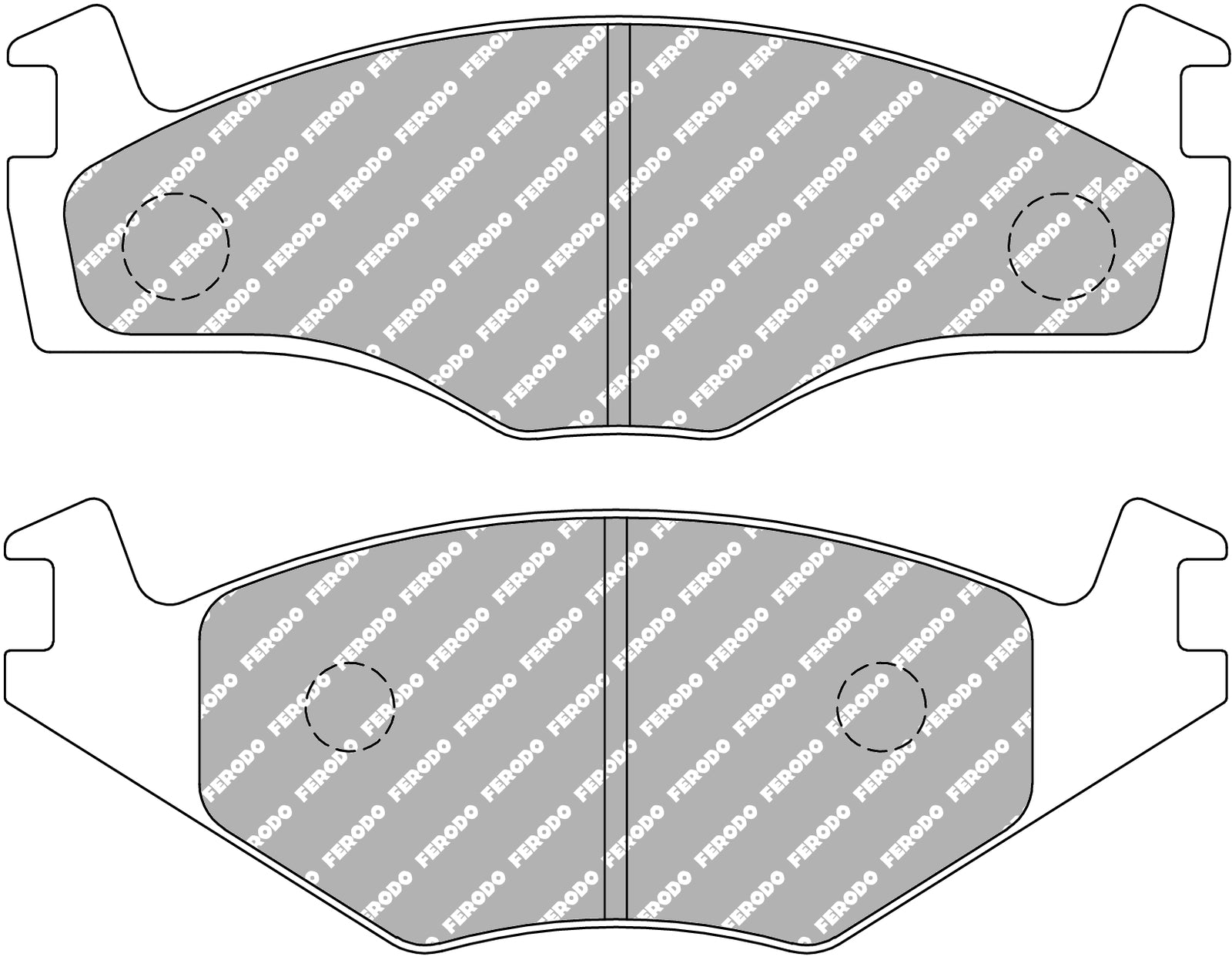 Ferodo Brake Pad Set FCP392H DS2500