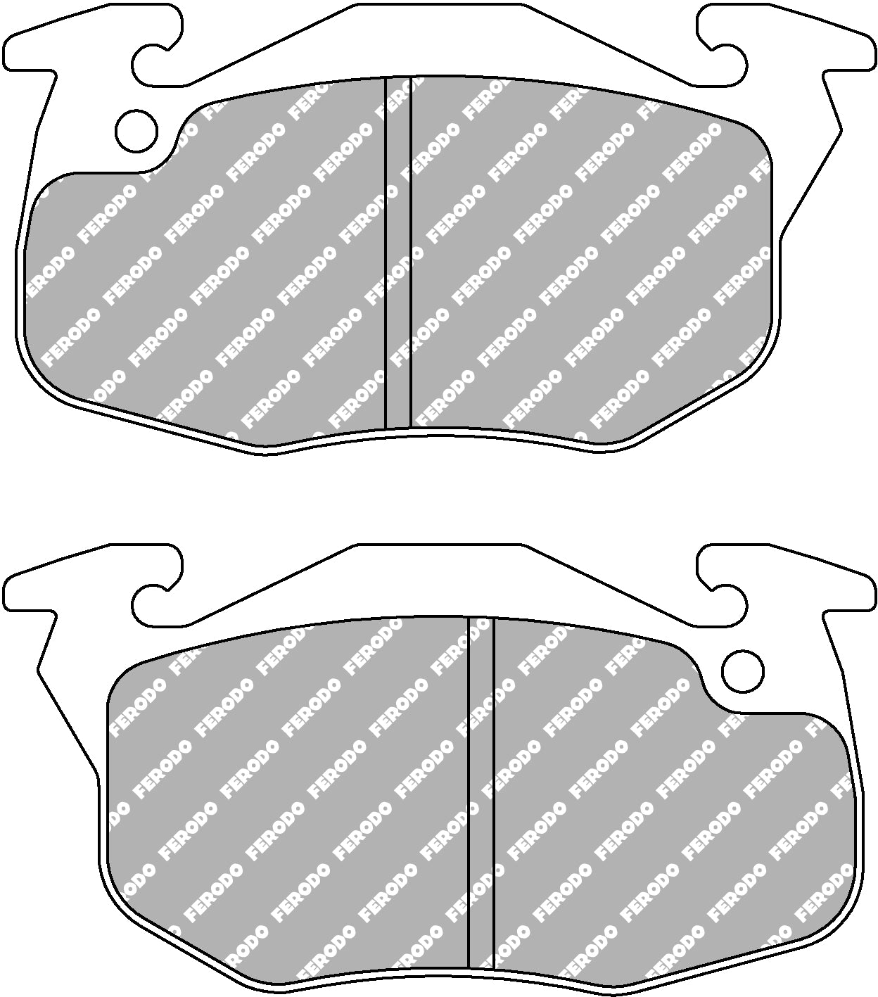 Ferodo Brake Pad Set FCP393H DS2500