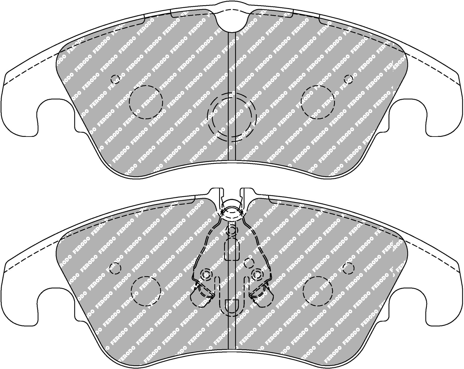 Ferodo Brake Pad Set FCP4044H DS2500