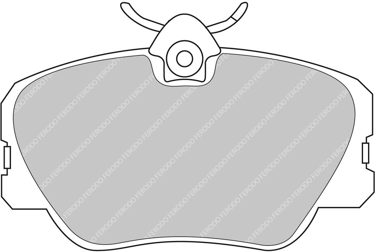 Ferodo Brake Pad Set FCP415H DS2500