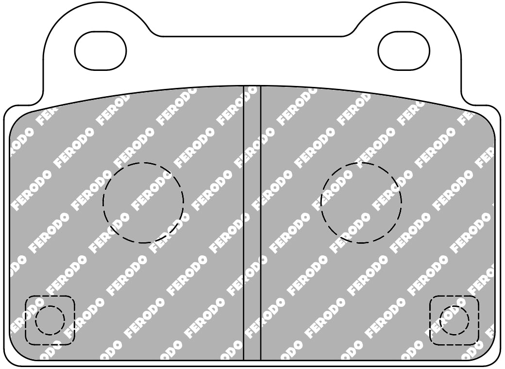 Ferodo Brake Pad Set FCP4168Z DSUNO