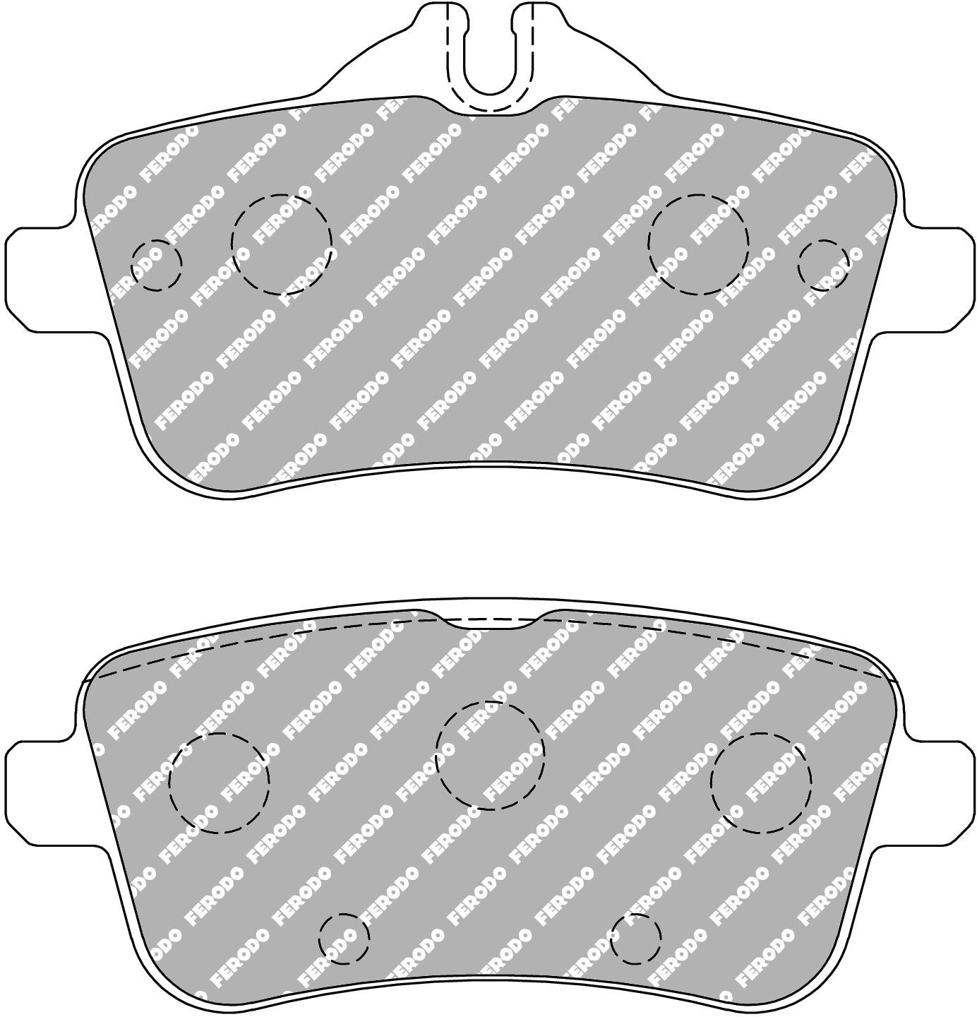 Ferodo Brake Pad Set FCP4587H DS2500