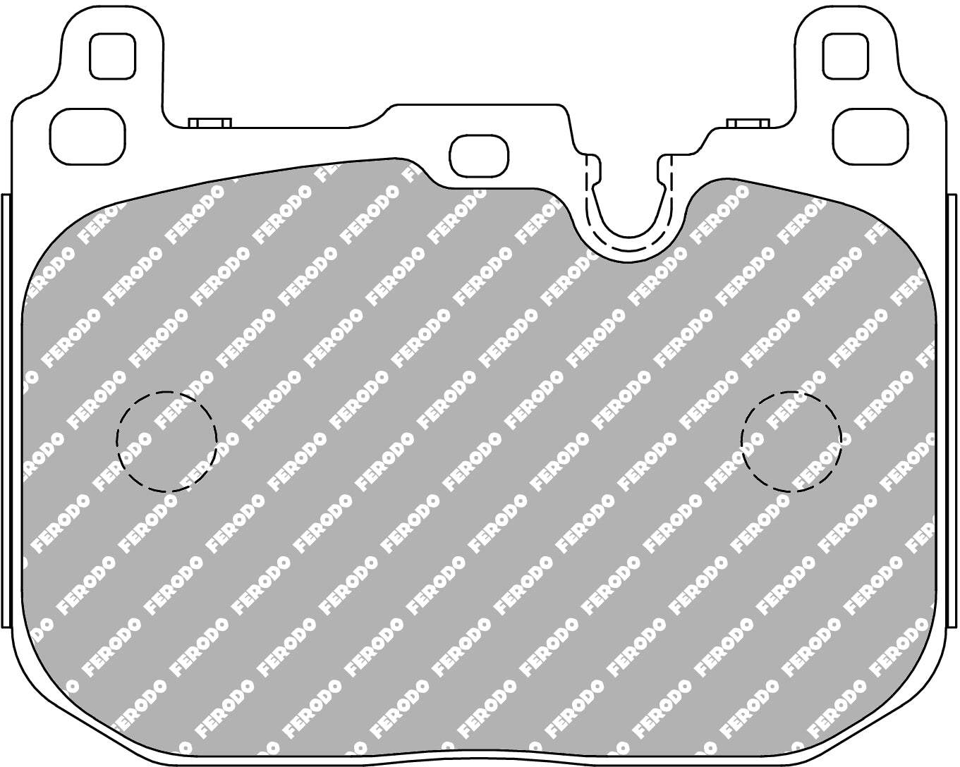 Ferodo Brake Pad Set FCP4611Z DSUNO