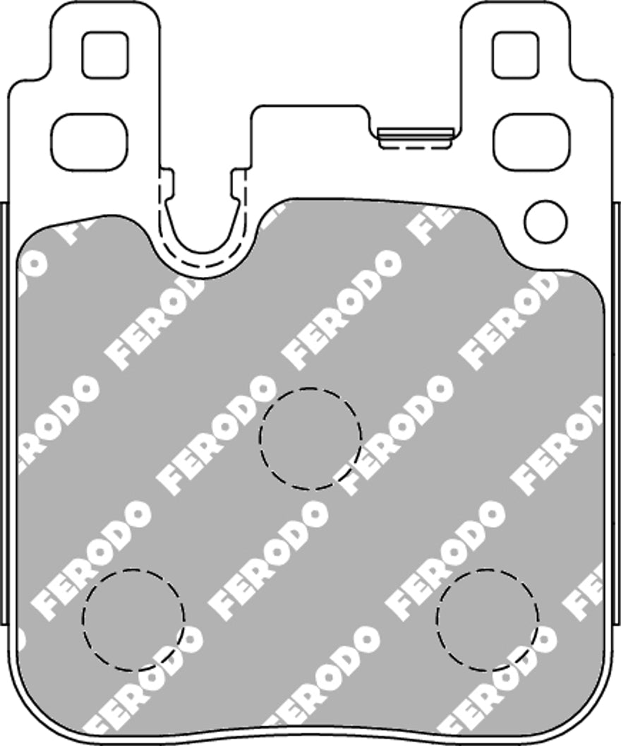 Ferodo Brake Pad Set FCP4663H DS2500