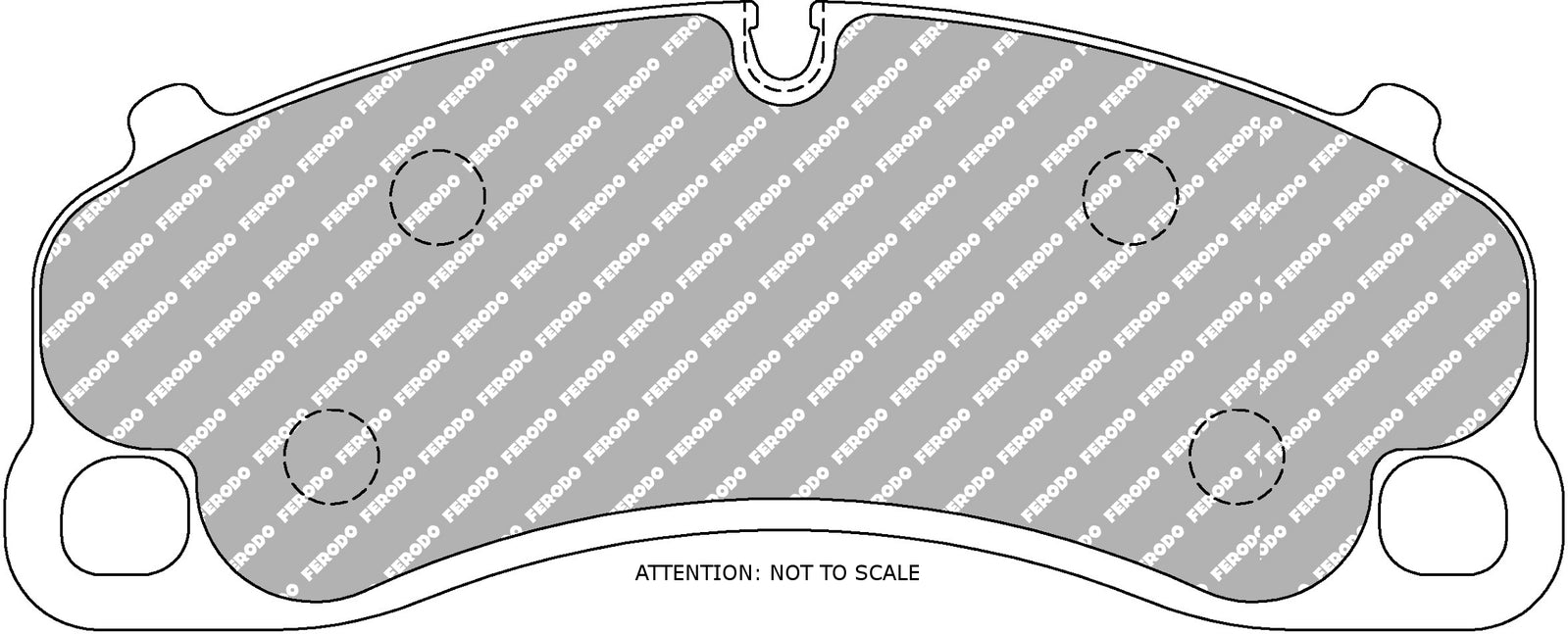 Ferodo Brake Pad Set FCP4664H DS2500