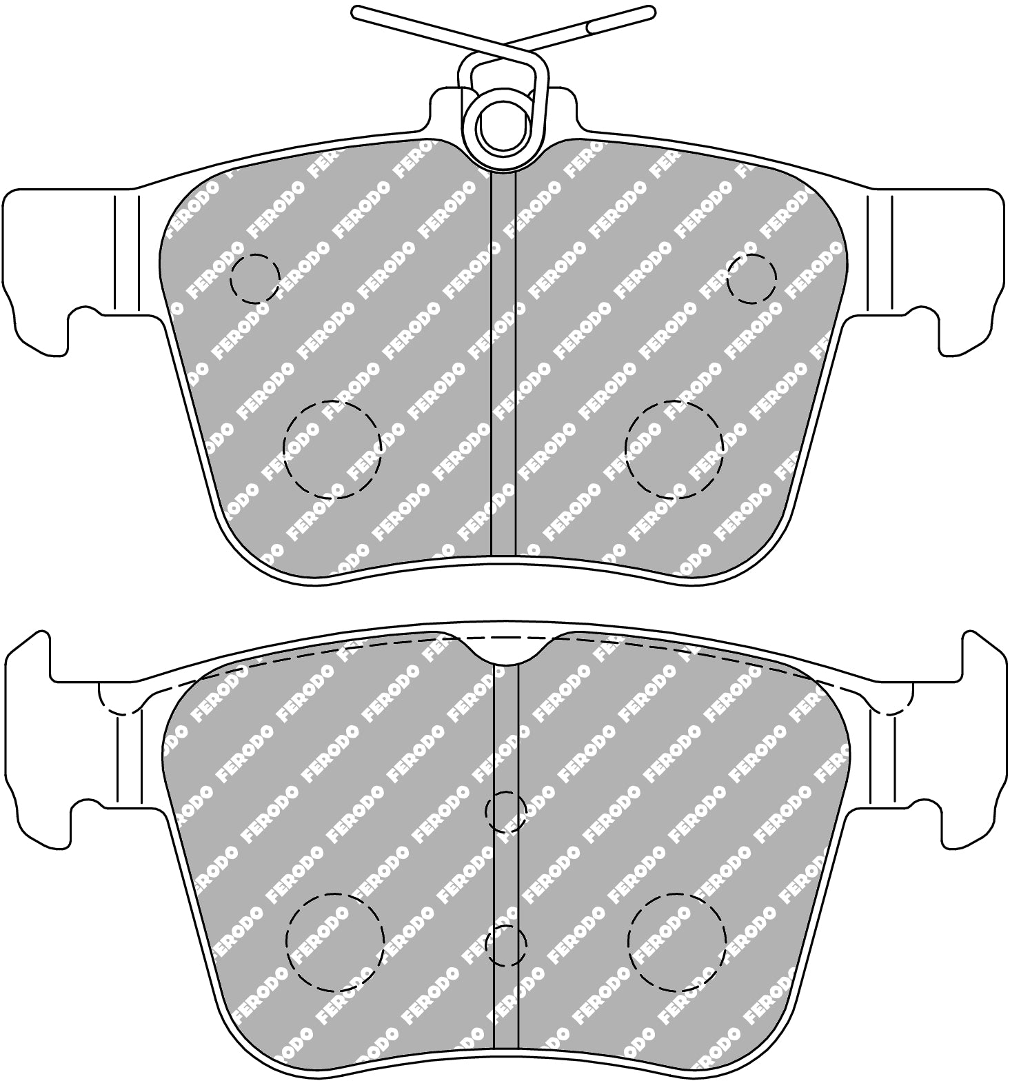 Ferodo Brake Pad Set FCP4697H DS2500