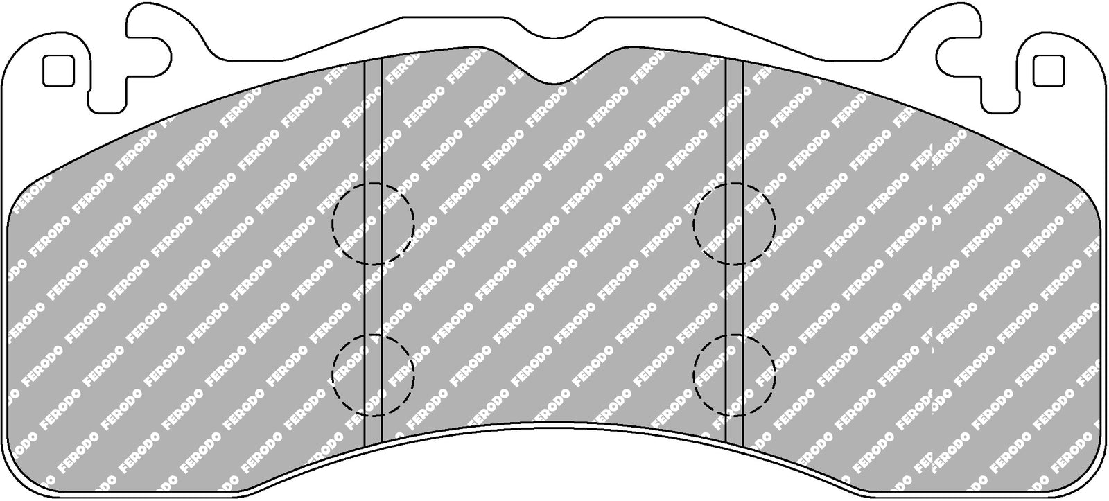 Ferodo Brake Pad Set FCP4711H DS2500