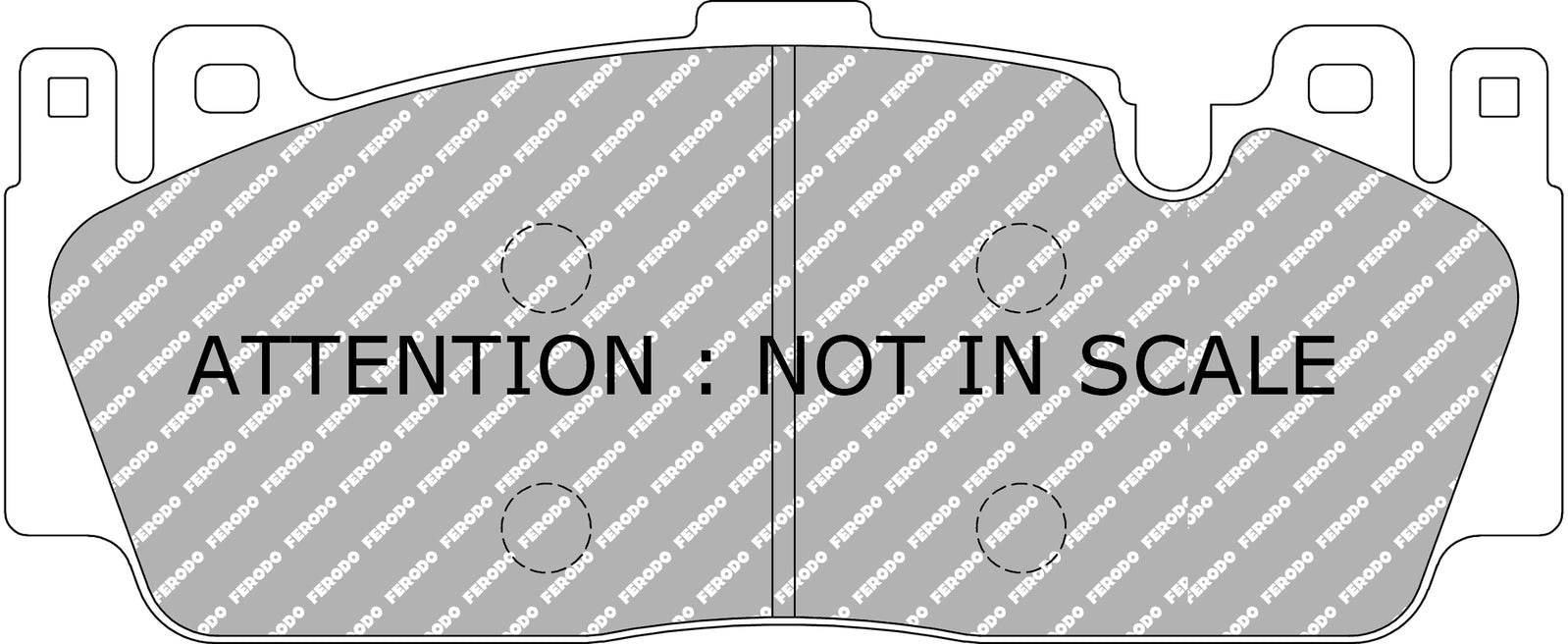 Ferodo Brake Pad Set FCP4712W DS1.11
